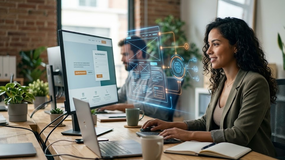 Inteligencia Artificial en el desarrollo web: Sitios de alta conversión a bajo costo